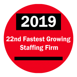 22nd Fastest Growing Staffing Firm