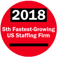 2018 5th Fastest Growing Staffing Firm