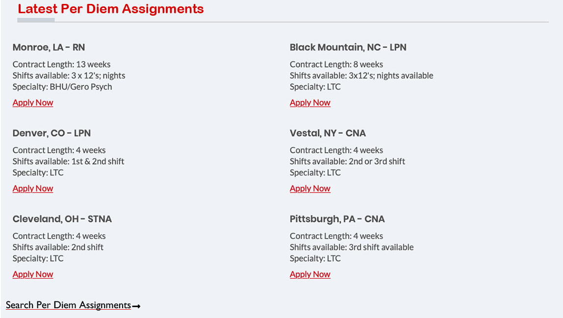 lvn jobs near me per diem