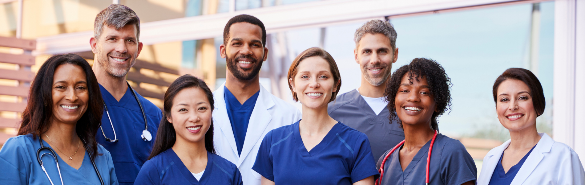 Nurses posing for picture