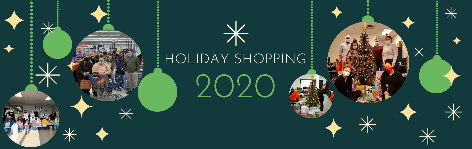 2020 Holiday shopping graphic