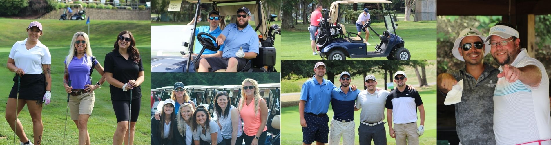 DNA employees golfing