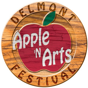 Delmont apple n' arts festival logo