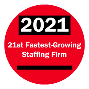 21st Fastest-Garowing Staffing Firm