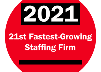 2021 21st Fastest Growing Staffing Firm